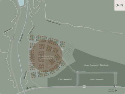 Big Sky Quarry Site Map - Trail Connections