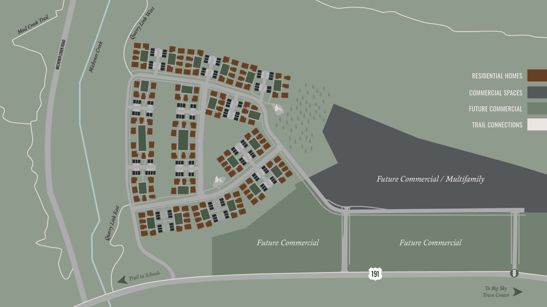 Big Sky Quarry Master Plan Overview with accompanying legend of opportunities