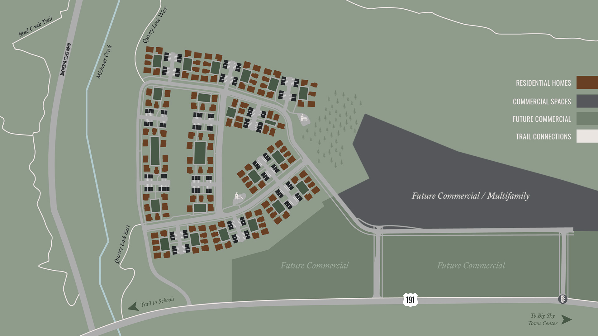 Big Sky Quarry Master Plan Overview with accompanying legend of opportunities